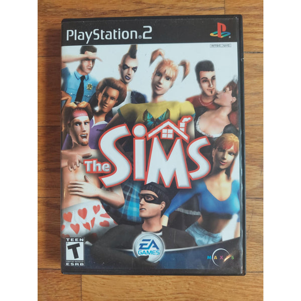 The Sims Sony PlayStation 2 PS2 Complete CIB Authentic w/ Manual Black Label