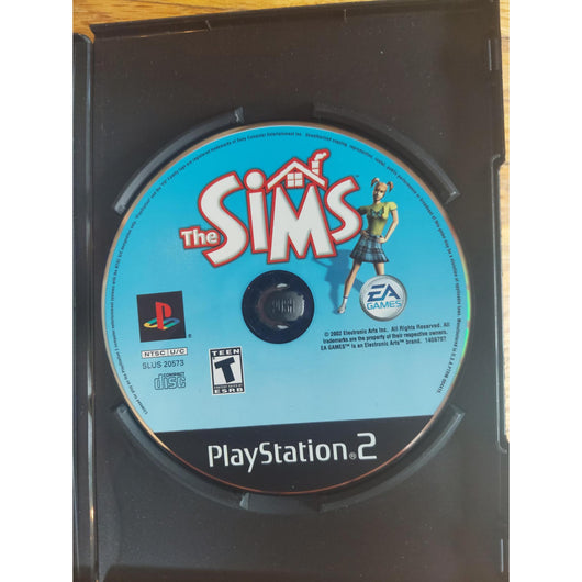 The Sims Sony PlayStation 2 PS2 Complete CIB Authentic w/ Manual Black Label