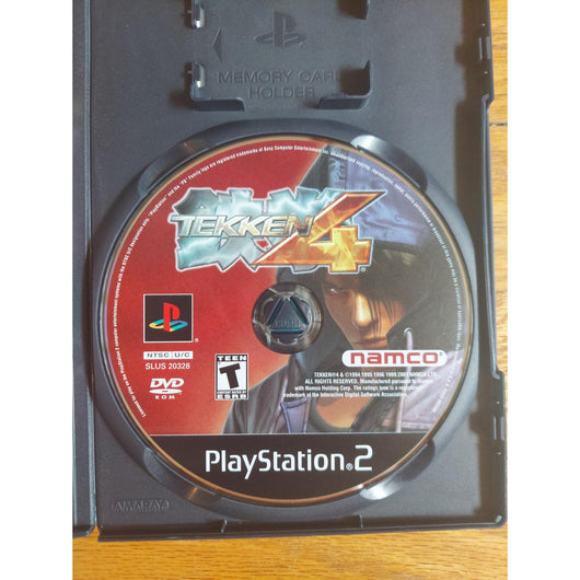 Tekken 4 Black Label CIB Complete Tested Sony PlayStation 2 PS2 Authentic Game