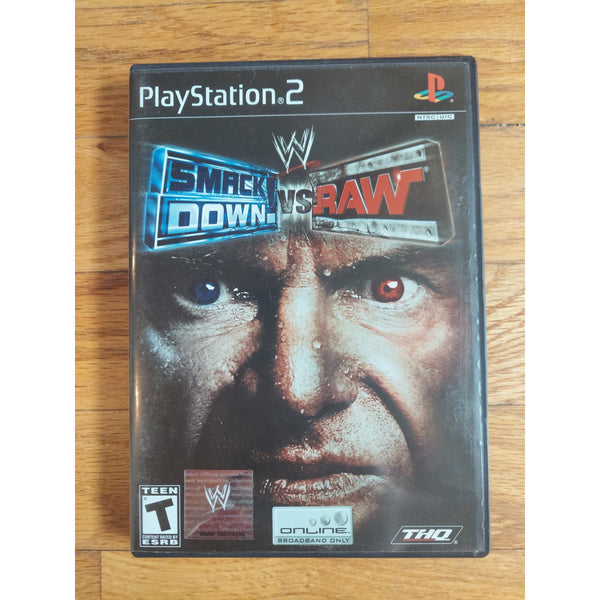 WWE SmackDown Vs Raw Complete CIB Sony PlayStation 2 PS2 Tested Authentic Game