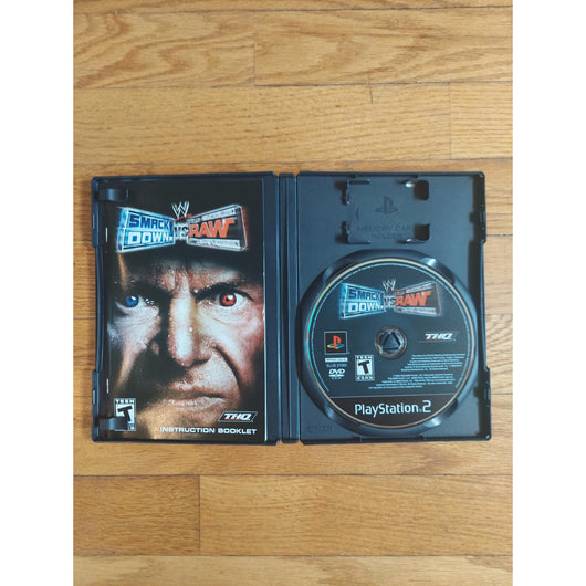 WWE SmackDown Vs Raw Complete CIB Sony PlayStation 2 PS2 Tested Authentic Game