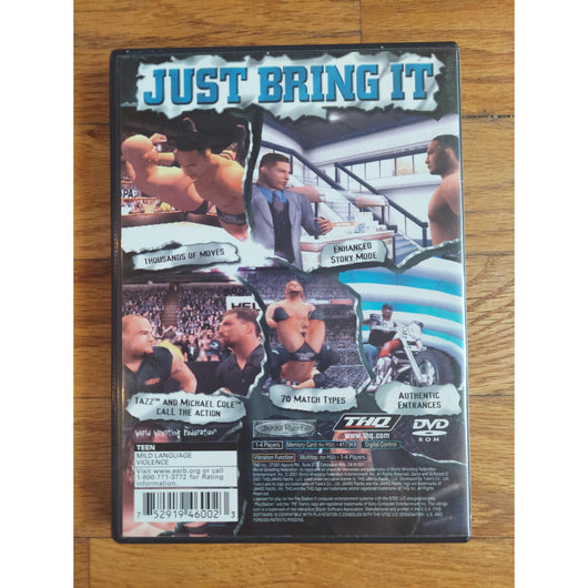 WWE SmackDown Just Bring It CIB Sony PlayStation 2 PS2 Complete Tested Game