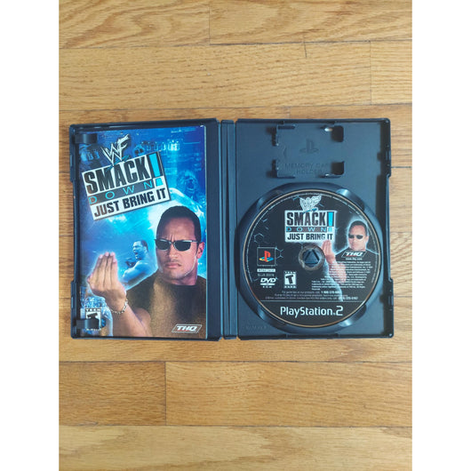 WWE SmackDown Just Bring It CIB Sony PlayStation 2 PS2 Complete Tested Game