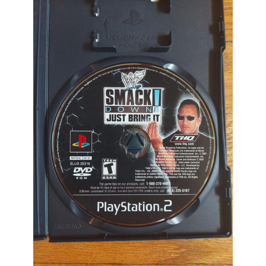 WWE SmackDown Just Bring It CIB Sony PlayStation 2 PS2 Complete Tested Game