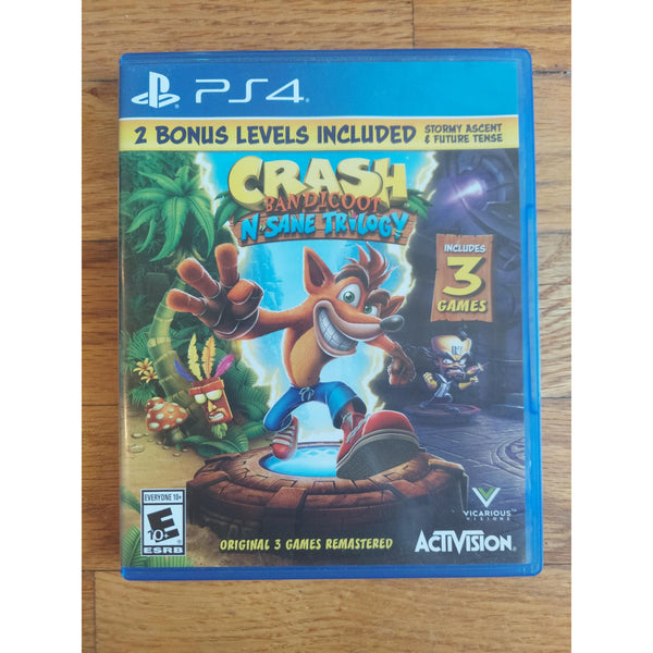 Crash Bandicoot N. Sane Trilogy PS4 PlayStation 4 Remastered With Case & Disc