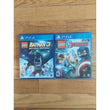 LEGO Batman 3 & LEGO Marvel Avengers PS4 CIB Complete Game Bundle 2 Games