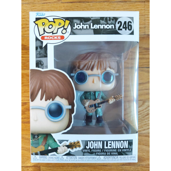 Funko Pop! John Lennon #246 Rocks Vinyl Figure Official Collectible Music Icon