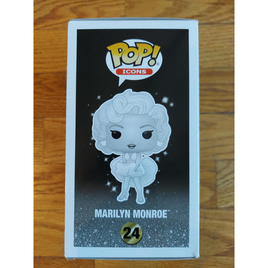 Funko Pop! Icons Marilyn Monroe #24 Black & White EE Exclusive Vinyl Figure