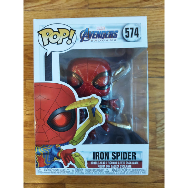 Funko Pop Marvel Avengers Endgame Iron Spider #574 Bobble-Head w/ Original Box