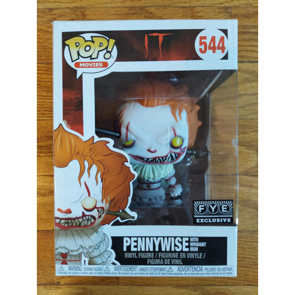 Funko Pop! IT Pennywise with Wrought Iron #544 FYE Exclusive Vinyl Figure
