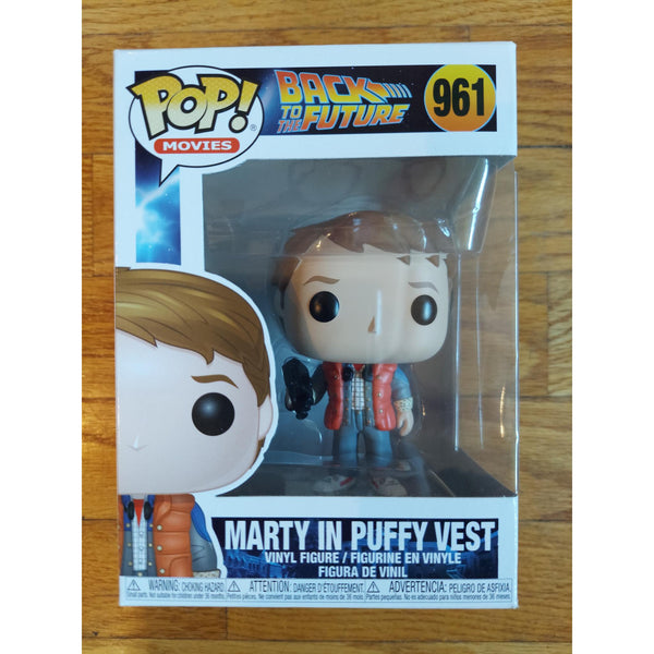 Funko Pop! Back to the Future Marty in Puffy Vest #961 Vinyl Figure Movies