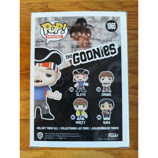 Funko Pop! The Goonies Sloth #1065 Vinyl Figure Movies Collectible Funko