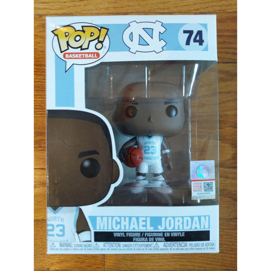 Funko Pop! North Carolina Michael Jordan #74 UNC Basketball Vinyl Figure New