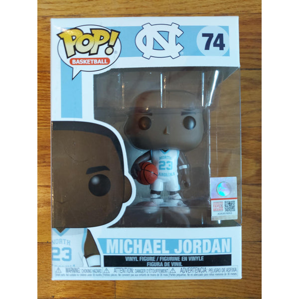 Funko Pop! North Carolina Michael Jordan #74 UNC Basketball Vinyl Figure New