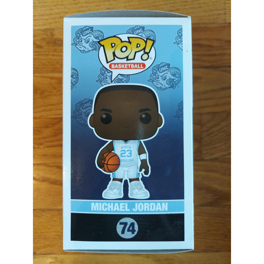 Funko Pop! North Carolina Michael Jordan #74 UNC Basketball Vinyl Figure New