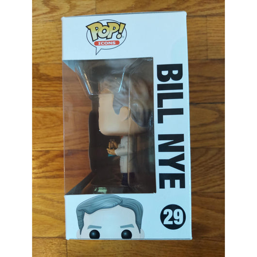 Funko Pop! Icons Bill Nye #29 Vinyl Figure Science Guy Collectible w/ Box
