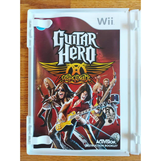 Wireless Aerosmith Les Paul Guitar Hero Wii Bundle w/ Strap & Aerosmith Game