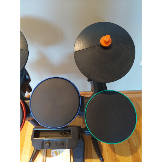 Activision Band Hero Wireless Drum Kit Wii w/ Game, Pedal & Sticks Tested Set
