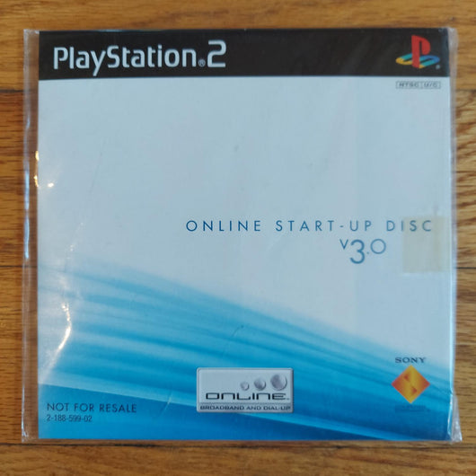 PS2 Online Start-Up Disc V3.0 Brand New Sealed PlayStation 2 Sony PS2 Disc
