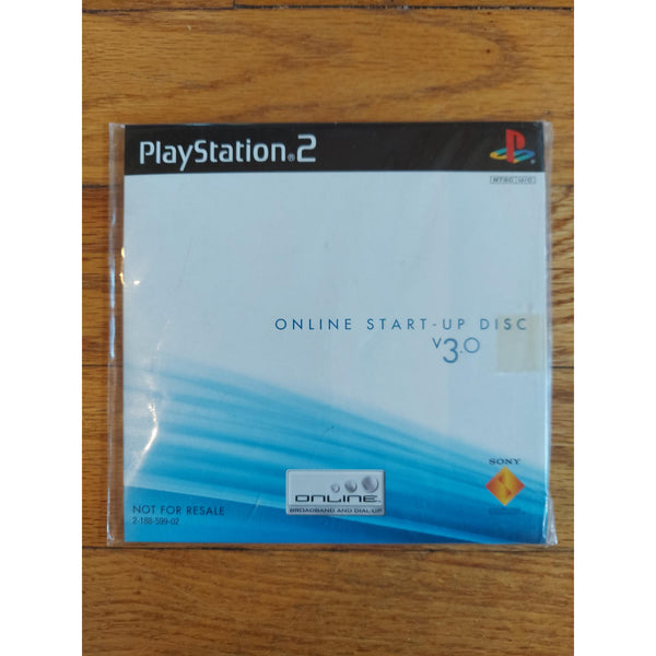 PS2 Online Start-Up Disc V3.0 Brand New Sealed PlayStation 2 Sony PS2 Disc