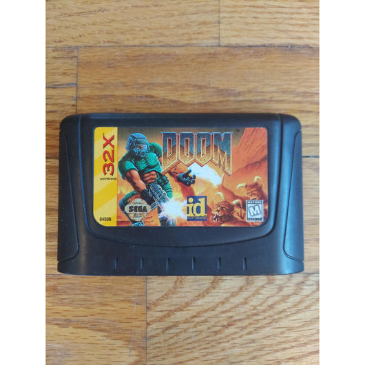 Doom - Sega 32X Authentic Cartridge Classic FPS Shooter Tested Retro Game