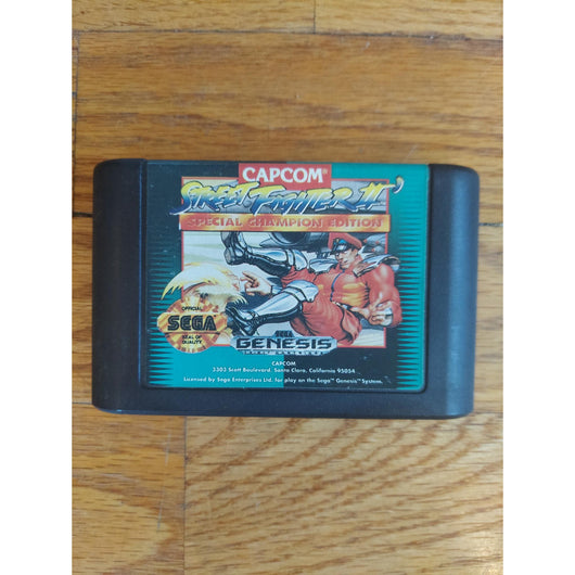 Street Fighter II Special Champion Edition - Sega Genesis Authentic Cartridge