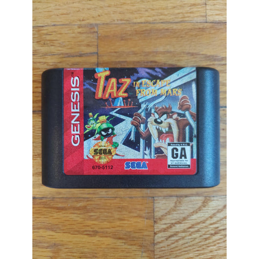Taz in Escape From Mars (No Manual) - Sega Genesis Authentic Cartoon Adventure