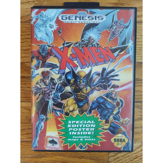 X-Men (No Manual) - Sega Genesis Complete Tested Authentic Marvel Action Game