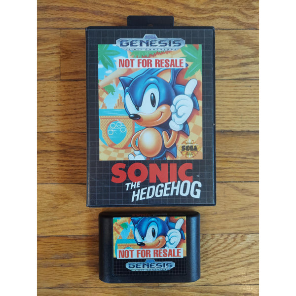 Sonic the Hedgehog (No Manual) Sega Genesis Authentic Game Cartridge Tested