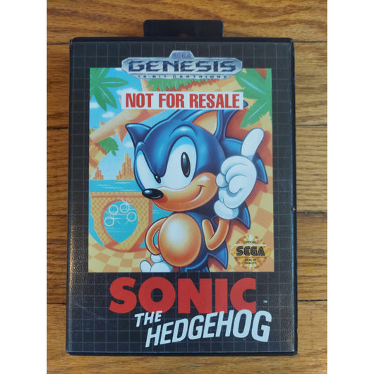 Sonic the Hedgehog (No Manual) Sega Genesis Authentic Game Cartridge Tested