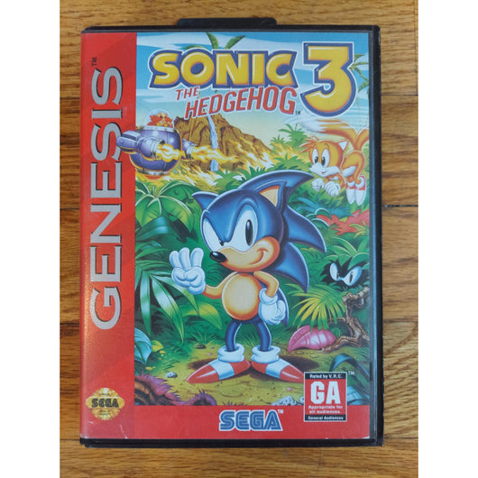 Sonic the Hedgehog 3 (No Manual) Sega Genesis Authentic Game Cartridge Tested
