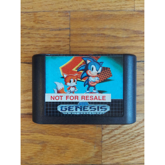Sonic the Hedgehog 2 (No Manual) Sega Genesis Game w/ Case Not for Resale