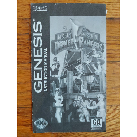 Mighty Morphin Power Rangers (CIB) Sega Genesis Complete in Box Authentic