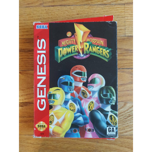 Mighty Morphin Power Rangers (CIB) Sega Genesis Complete in Box Authentic