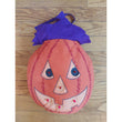 1991 Avon Light Up Jack O'Lantern Plush Pumpkin Halloween Decor Tested Works