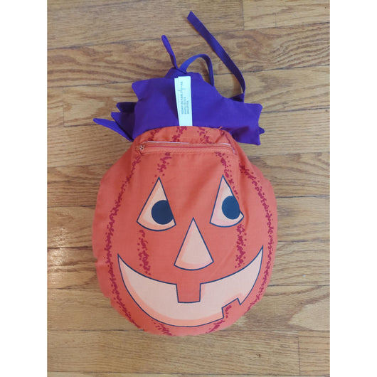 1991 Avon Light Up Jack O'Lantern Plush Pumpkin Halloween Decor Tested Works