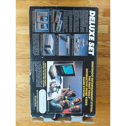 Nintendo NES Deluxe Set R.O.B. Robot Zapper Gyromite Duck Hunt Original Box Set