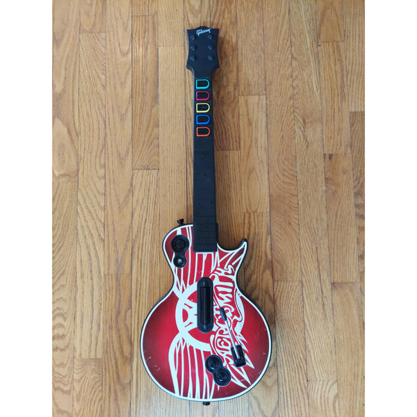 Guitar Hero Aerosmith Wireless Les Paul Guitar Controller Xbox 360 Tested Works