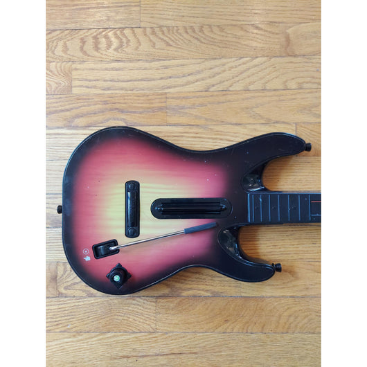 Guitar Hero Wireless Sunburst Guitar Controller Xbox 360 Tested Works RedOctane