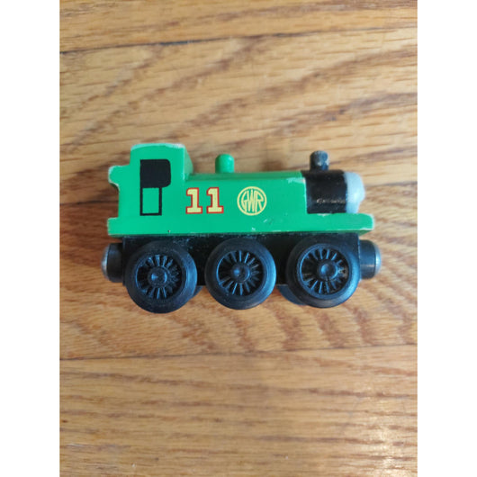 Thomas & Friends Oliver Wooden Railway Train Engine No. 11 GWR Vintage Toy 1994