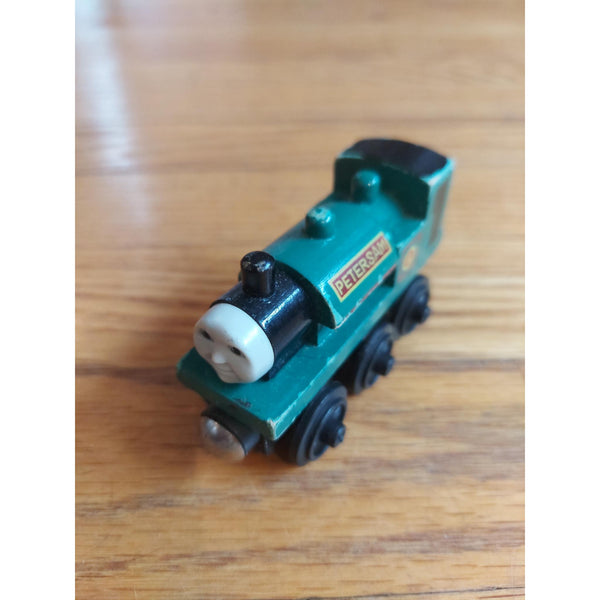 Thomas & Friends Petersam 1994 Wooden Railway Train Engine 4 Gullane Vintage