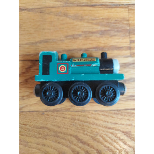 Thomas & Friends Petersam 1994 Wooden Railway Train Engine 4 Gullane Vintage