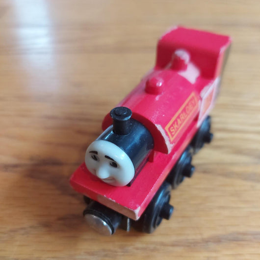 Thomas & Friends Skarloey 2002 Wooden Railway Train Engine No 1 Gullane Vintage