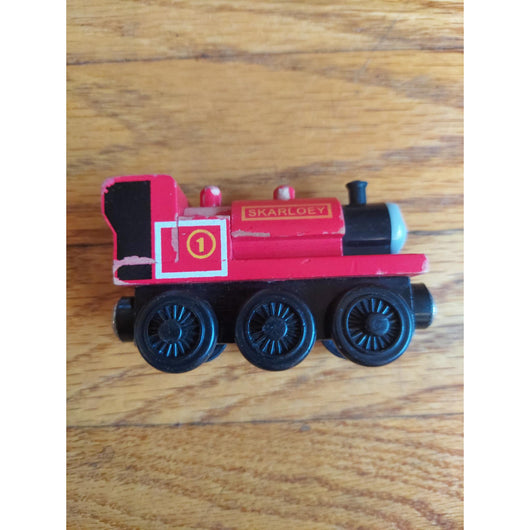Thomas & Friends Skarloey 2002 Wooden Railway Train Engine No 1 Gullane Vintage