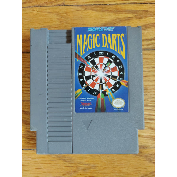 Magic Darts Nintendo NES Authentic Game Cartridge Vintage Sports Target Game