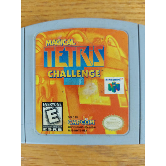 Magical Tetris Challenge Nintendo 64 N64 Authentic Puzzle Game Cartridge Rare