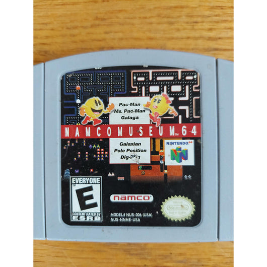 Namco Museum 64 Nintendo 64 N64 Game Cartridge Authentic Classic Arcade Collection
