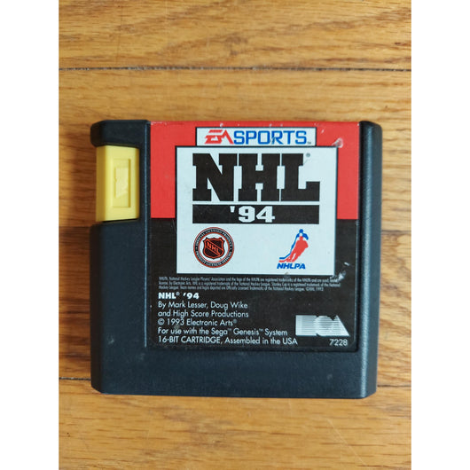 NHL '94 Sega Genesis Authentic Hockey Sports Video Game Cartridge Tested Ready