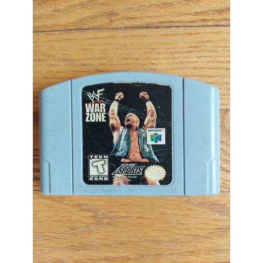 WWF War Zone & WCW Mayhem Nintendo 64 N64 Wrestling Game Cartridge Lot 2-Pack