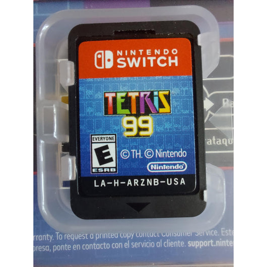 Tetris 99 Nintendo Switch Game w/ Case & Cartridge Battle Royale Puzzle Game